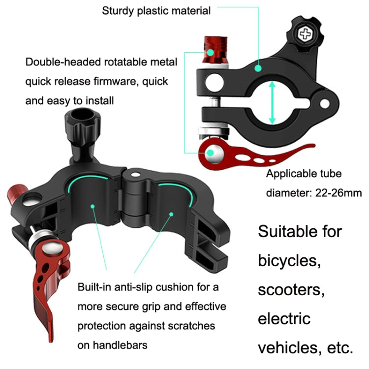For DJI Mini 3 Pro / RC1 Sunnylife MM3-ZJ400 Remote Control Shooting Camera Bicycle Clip For DJI Mini 3 Pro / RC1 Sunnylife MM3-ZJ400 Remote Control Shooting Camera Bicycle Clip